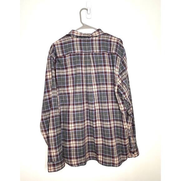 Vince Men's Double-Face Cambria Plaid Sport Shirt XL Blue Designer Casual Preppy - Picture 2 of 8